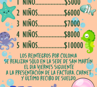 Reintegro por colonia